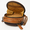ADBG1457 American Darling Tooled Leather Canteen Bag | Barrel Racing Western Purse