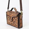 ADBGA557 American Darling Hand Tooled Floral Carved Leather Cross body Bag