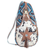 OHV394 Backpack Upcycled Canvas Ladies Bag