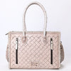 ADBG1131 American Darling Hand Tooled Leather Tote Bag -Western Floral Carved Purse
