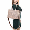 ADBG1131 American Darling Hand Tooled Leather Tote Bag -Western Floral Carved Purse
