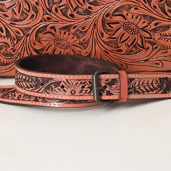 ADBG1131 American Darling Hand Tooled Leather Tote Bag -Western Floral Carved Purse