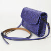 ADBG1133 American Darling Hand Tooled Floral Leather Crossbody Bag Western Purse