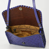ADBG1133 American Darling Hand Tooled Floral Leather Crossbody Bag Western Purse
