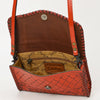 ADBG1133 American Darling Hand Tooled Floral Leather Crossbody Bag Western Purse