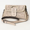 ADBG1134 American Darling Hand Tooled Floral Leather Wallet Bag Clutch & Crossbody Handbag