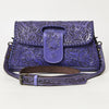 ADBG1134 American Darling Hand Tooled Floral Leather Wallet Bag Clutch & Crossbody Handbag