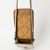 ADBG1135 American Darling Hand Tooled Floral Leather Cell Phone Bag Western Crossbody