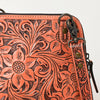ADBG1136 American Darling Hand Tooled Floral Leather Crossbody Bag