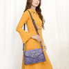 ADBG1137 American Darling Hand Tooled Floral Leather Clutch & Crossbody Purse