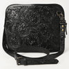 ADBG1138 American Darling Hand Tooled Floral Leather Crossbody Bag Western Purse