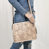 ADBG1138 American Darling Hand Tooled Floral Leather Crossbody Bag Western Purse