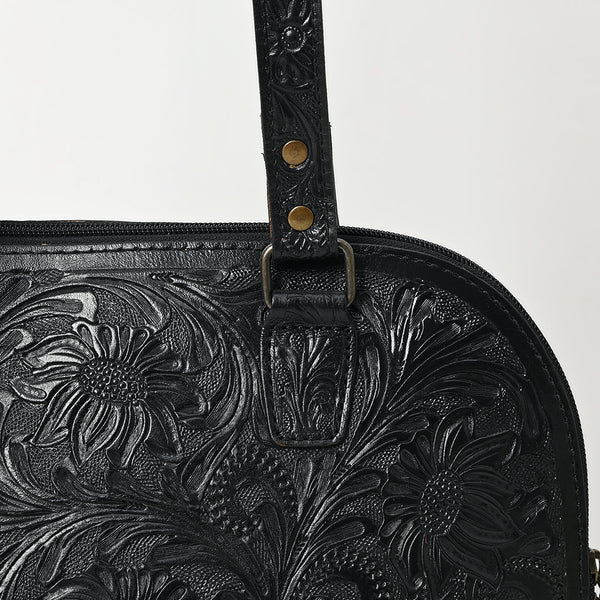 ADBG1139 American Darling Hand Tooled Floral Leather Tote Bag Western Purse