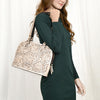 ADBG1139 American Darling Hand Tooled Floral Leather Tote Bag Western Purse