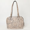ADBG1139 American Darling Hand Tooled Floral Leather Tote Bag Western Purse