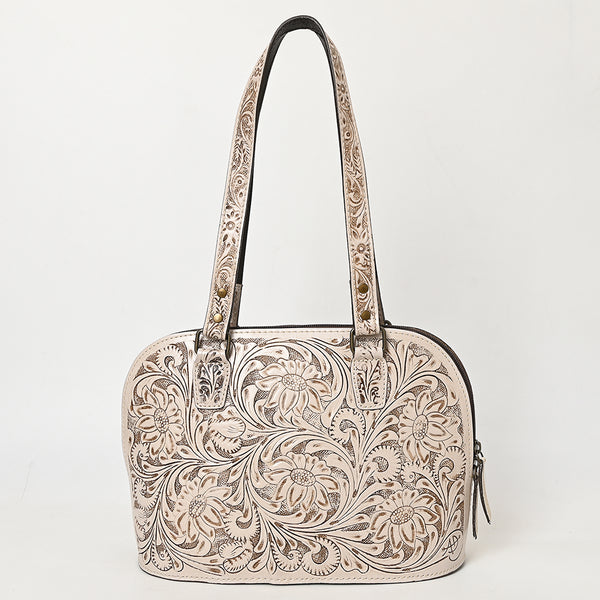ADBG1139 American Darling Hand Tooled Floral Leather Tote Bag Western Purse