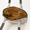 ADBG1139 American Darling Hand Tooled Floral Leather Tote Bag Western Purse