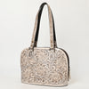 ADBG1139 American Darling Hand Tooled Floral Leather Tote Bag Western Purse