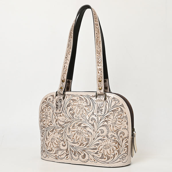 ADBG1139 American Darling Hand Tooled Floral Leather Tote Bag Western Purse