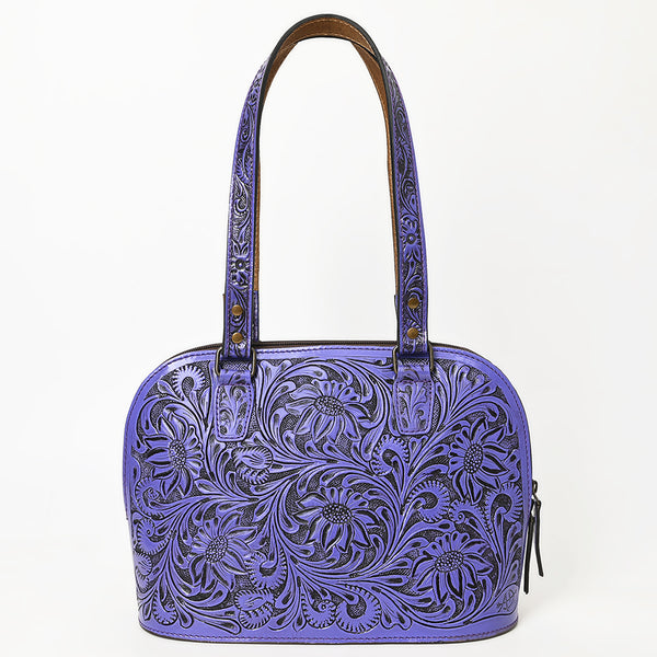 ADBG1139 American Darling Hand Tooled Floral Leather Tote Bag Western Purse