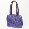 ADBG1139 American Darling Hand Tooled Floral Leather Tote Bag Western Purse