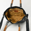 ADBG1141 American Darling Hand Tooled Leather Tote -Western Floral Carved Purse