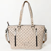 ADBG1141 American Darling Hand Tooled Leather Tote -Western Floral Carved Purse