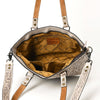 ADBG1141 American Darling Hand Tooled Leather Tote -Western Floral Carved Purse