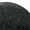 ADBG1233 American Darling Hand-Tooled Western Leather Taco Bag - Genuine Floral Carved Designer Wristlet