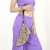 ADBG1233 American Darling Hand-Tooled Western Leather Taco Bag - Genuine Floral Carved Designer Wristlet