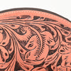 ADBG1233 American Darling Hand-Tooled Western Leather Taco Bag - Genuine Floral Carved Designer Wristlet