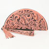ADBG1233 American Darling Hand-Tooled Western Leather Taco Bag - Genuine Floral Carved Designer Wristlet