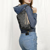 ADBG1234 American Darling Hand-Tooled Western Leather Wristlet Bag - Genuine Floral Carved Women Clutch