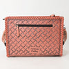 ADBG1235 American Darling Hand-Tooled Western Leather Crossbody Bag - Genuine Floral Carved Artisan Purse