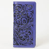 ADBG1269 American Darling Hand-Tooled Genuine Leather Western Wallet Handbag - Floral Carved Women Wallet