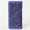 ADBG1269 American Darling Hand-Tooled Genuine Leather Western Wallet Handbag - Floral Carved Women Wallet
