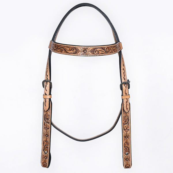 BER408-Western Leather Headstall