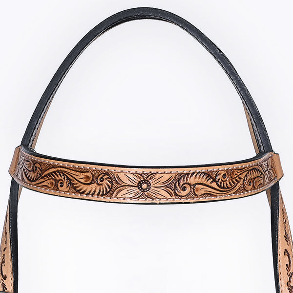 BER408-Western Leather Headstall