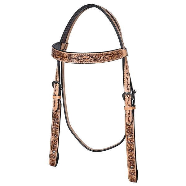 BER408-Western Leather Headstall