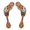 BER408-Western American Leather Spur Strap