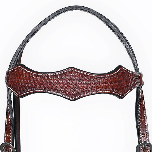 BER411-Western Leather Headstall