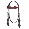 BER411-Western Leather Headstall