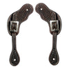 BER411-Western American Leather Spur Strap