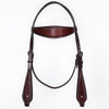 BER412-Western Leather Headstall