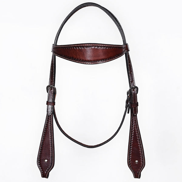 BER412-Western Leather Headstall