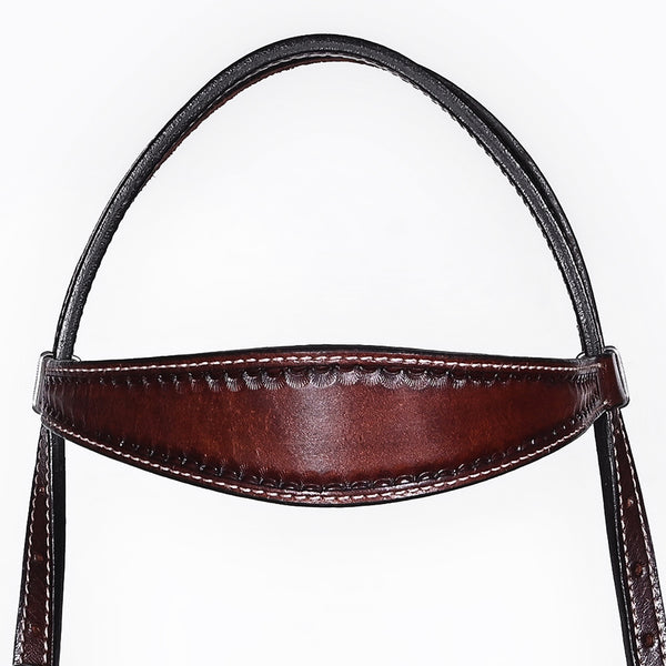 BER412-Western Leather Headstall