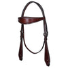 BER412-Western Leather Headstall