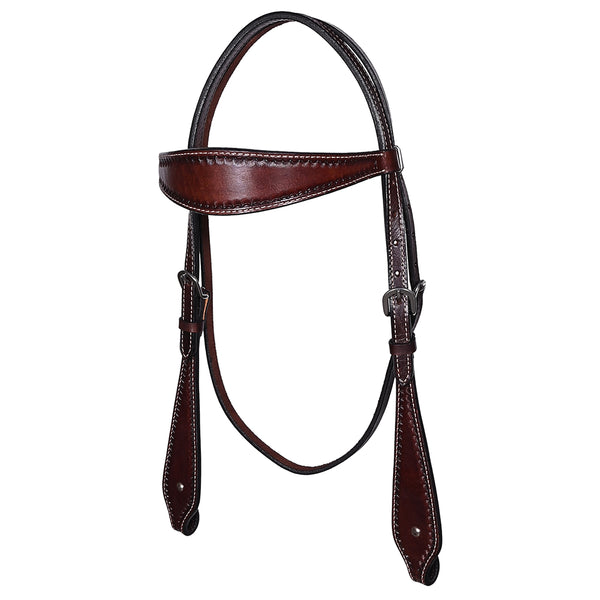BER412-Western Leather Headstall
