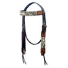 BER420-Western Leather Headstall