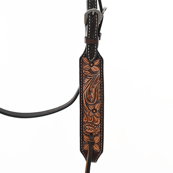 BER422-Western Leather Headstall